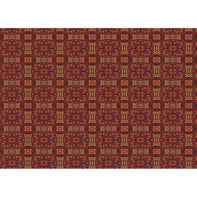 Ahgly Company Machine Washable Indoor Rectangle Transitional Cranberry Red Area Rugs, 6' x 9'