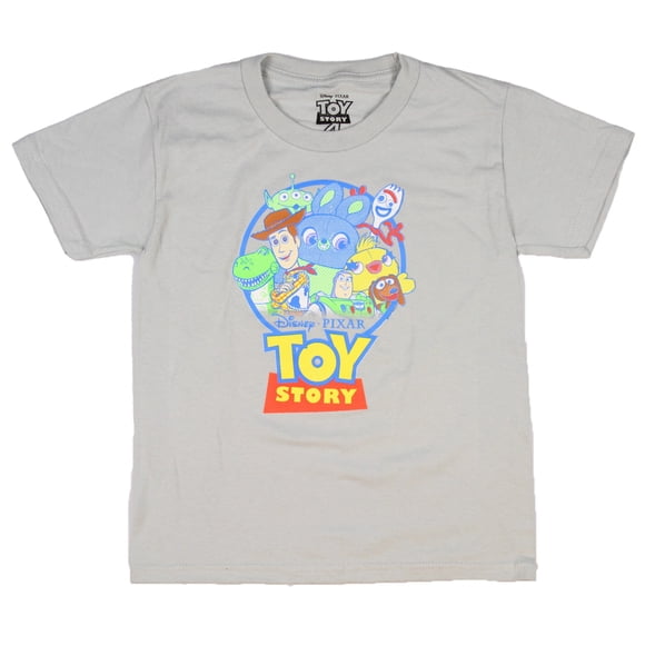 Disney T-Shirt à Logo Multi-Personnages Histoire de jouets pour Petit Garçon, 3