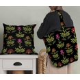 thumbnail image 5 of Soimoi Velvet Fabric Leaves & Floral Artistic Print Fabric by Yard 58 Inch Wide, 5 of 5