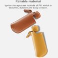 thumbnail image 3 of MesaSe Retractable Igniter Protective Case Hiking Camping Travel Barbecue Backpacking Lighter Storage Windproof Protection Bag Brown, 3 of 9