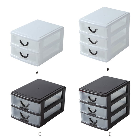Baohd Boîte de Bureau Pratique et Durable pour une Organisation Efficace Grand Application Organisateur de Boîte de Bureau 2 Couches Brun 1 Ensemble
