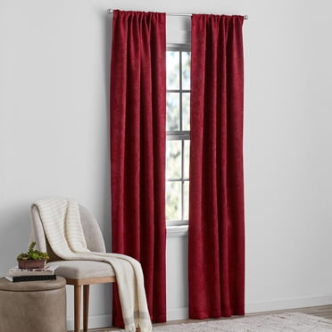 Mainstays Sheen Paire de Rideaux Occultants avec Passe-Tringle, 94 x 213 cm