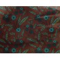 thumbnail image 4 of oneOone Georgette Viscose Fabric Leaves & Floral Block Print Fabric By The Yard 42 Inch Wide, 4 of 5