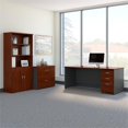 thumbnail image 2 of Series C 72"W Office Desk with Bookcase and File Cabinets Hansen Cherry, 2 of 7