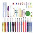 thumbnail image 2 of GUOOL Crochet Hooks with Case, 46X Crochet Hooks Set, Knitting Needles Weave Yarn, 2 of 9