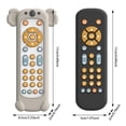 thumbnail image 2 of BKER Baby TV Remote Control Toy With Light And Sound Realistic Controller For Young Children With 3 Languages Early Education Learning Music Toy Preschool Baby Boys And Girls, 2 of 4