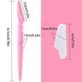 thumbnail image 2 of Rasoirs pour Poils du Visage et Sourcils 24 Pcs, Tondeuse de Précision, Gaine de Sécurité, Rasoir Polyvalent pour Femmes et Hommes avec Couvre-Sourcils de Précision (Couleur Aléatoire), 2 of 6