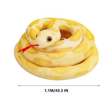 Simulated Snake Toy, Realistic Plush Reptile, Long Stuffed Animal Doll, Prank Novelty Gift, Home Decor Pillow, Flexible Wrap Around Body