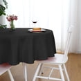 thumbnail image 4 of 70 Inch Round Tablecloth for Dining Table - Wrinkle Resistant Polyester Fabric in 9 Colors for Home, Restaurant, or Party Use, 4 of 6