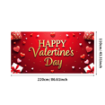 thumbnail image 3 of Valentines Day Gnomes Banner Party Backdrop Happy Valentines Background Home Decorations Indoor Outdoor Decor Photography Props, 3 of 4