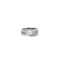thumbnail image 4 of 2 Carat Diamond Solitaire Engagement Ring Matching Wedding Band White Gold 14kt, 4 of 4