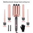 thumbnail image 4 of Wweixi Electric 5 in 1 Hair Curler Wand LED Light Display Multi-function Head Changing Curling Iron Heat Resistant Styling Tool, 4 of 6