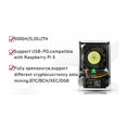 thumbnail image 4 of NMAxe Bitcoin NM Miner BM1366 ASIC Chip Solo Ultra 500G Fully Colorful Open-Source Home Use Low Power US Plug,1 * Mining Machine,Black, 4 of 6