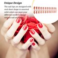 thumbnail image 4 of mmirethe Art Delicate Removable Artificial Tips Extension Fingernails Fashion Wraps Manicure Tools Decoration for Girls Type 4, 4 of 6