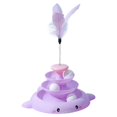 thumbnail image 2 of EGNMCR Pet Turntable Cats Toy Four Layer Space Tower Cats Turntable Can Insert Feather Cats Self Hi Relaxation Tool Space Tower, 2 of 5