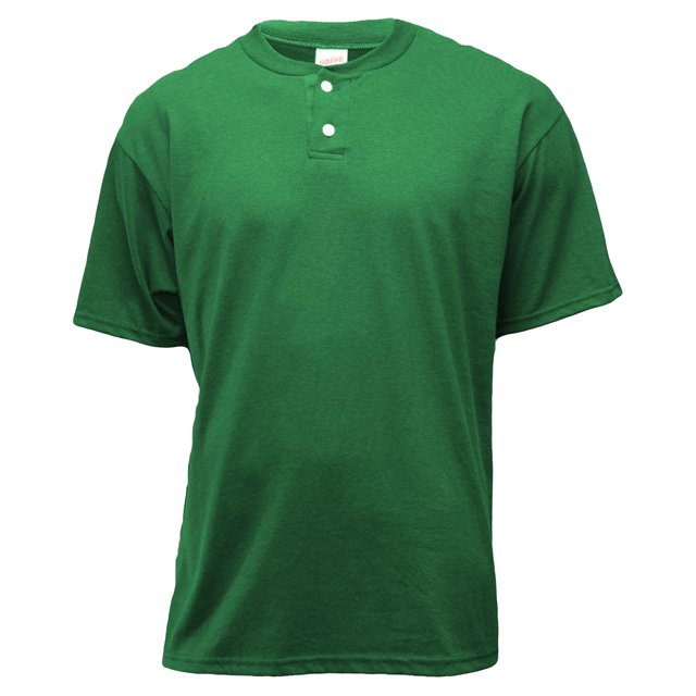 Soffe Men's Short Sleeve Henley Placket T-Shirt - M206