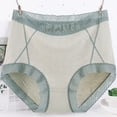 thumbnail image 2 of Yuyuzo Plus Size Underwear Foe Women Full Coverage High Waisted Stretch Layered Solid Color Panties, 2 of 4