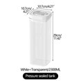 thumbnail image 3 of Bigersell Push Top Food Storage Containers, Airtight Kitchen Cereal Containers Storage for Pantry Organization Stackable One Button Opening Dry Food Containers Flour and Sugar Containers D One Size, 3 of 4