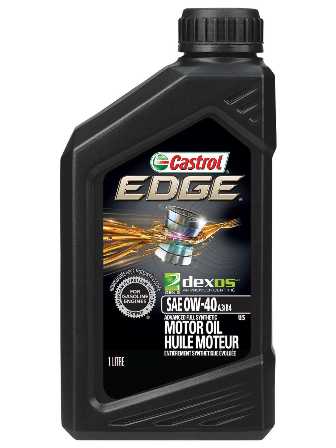 Huile à moteur entièrement synthétique Castrol EDGE 0W40 1 l
