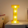 thumbnail image 4 of Chmadoxn LED Letter Lights Sign Light Up For Home Party Wedding Decoration Light Up Letters Alphabet Letter Sign Battery Powered For Christmas Birthday Party Decoration warning light, 4 of 4