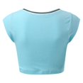 thumbnail image 5 of Kcodviy Womens V Neck Short Tang Tops Sleeve Racer Back Tank 1X Tops Women Tops Halter Neck Crop Tops for Women Top, 5 of 5