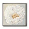 thumbnail image 1 of Designart Pivoine blanche sereine Art mural encadré, 1 of 3