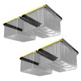 thumbnail image 1 of Koova Étagère pour Bacs Supérieurs pour Quatre Bacs / Étagère de Rangement de Garage Supérieure à Monter au Plafond avec Largeur Ajustable / Prend en Charge la Plupart des Bacs de Rangement Noirs et Jaunes / Facile à Installer / Fabriqué aux É.-U. / 4 Ensembles, 1 of 15
