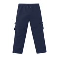 thumbnail image 2 of Mens Loose Cargo Pants Cual Drawstring Eltic Waist Wide Leg Athletic Sweatpants Outdoor Trousers, 2 of 3