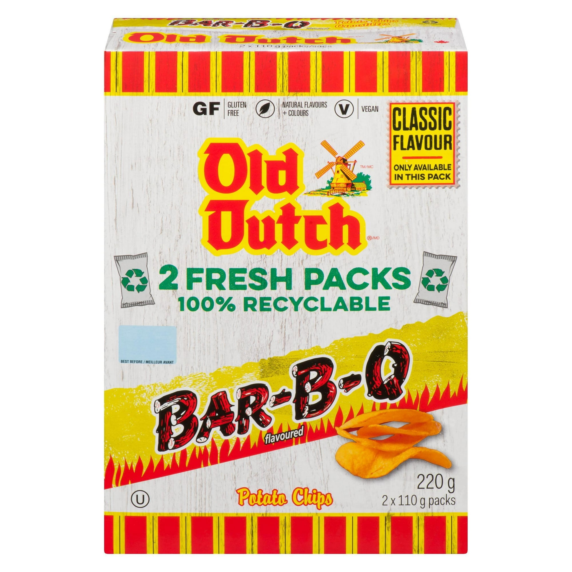 Old Dutch BBQ Potato Chips