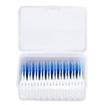 thumbnail image 2 of Brace Interdental Brush,  Floss Toothpick Cleaner 160pcs Soft Disposable  For Children For Travel Blue, 2 of 8