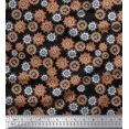 thumbnail image 1 of Soimoi Polyester Crepe Fabric Flower Artistic Decor Fabric Printed Yard 42 Inch Wide, 1 of 3