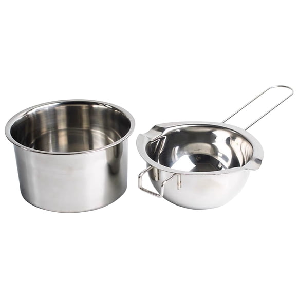 DIY Silicone Moulding and Crafting Double Boiler Pot Set for Melting Chocolate and Stainless Steel Kitchen Tool for Precise Heat Control and Safe Melting