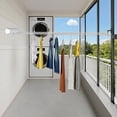 thumbnail image 4 of Retractable Wall Mounted Clothes Hanger Flexible Drying Rack Indoor Laundry Towel Dryer Line with Hooks, 4 of 4