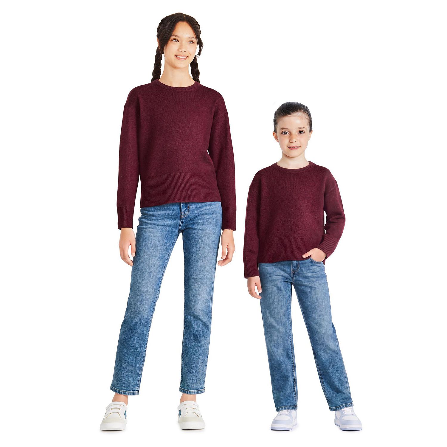 George Girls' Crew-Neck Sweater