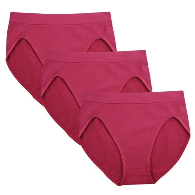 FEM Culottes pour FEMmes Sans Coutures, Culottes Échancrées - Lot de 3
