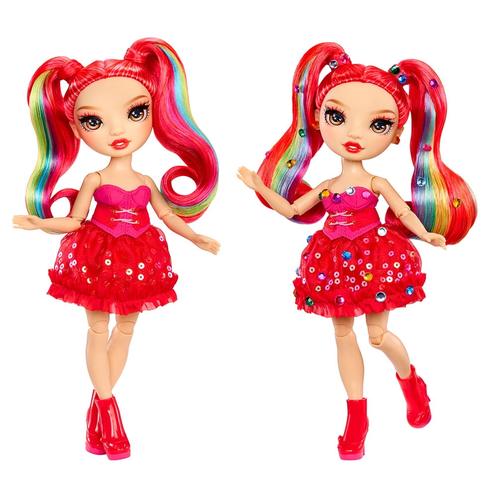 Poupées-mannequins Rainbow High Be Dazzling - Vivienne Rouge (rouge) avec appareil à strass et gemmes scintillantes