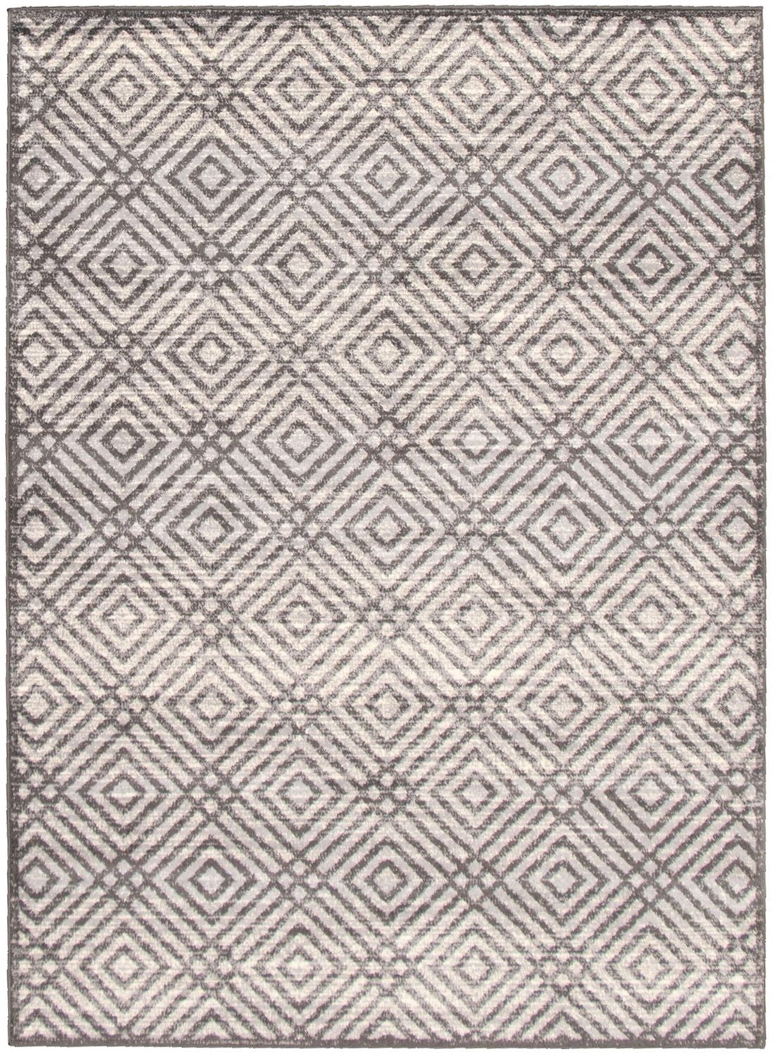 Tapis d'Interieur ECARPET Géométrique pour Salon Collection Ember