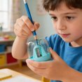thumbnail image 4 of Yeciiwht Manual Mini Pencil Sharpener - Portable Compact Sharpener Classroom Homework Supplies Green, 4 of 6