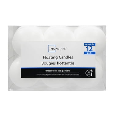 Mainstays Unscented Floating Candles