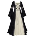 thumbnail image 1 of Babysbule Robe pour Femmes Liquidation Robe Vintage pour Femmes G Longueur au Sol Robe Gothique de Cosplay, 1 of 5