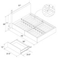 thumbnail image 3 of Lit rembourré Novogratz Kelly avec espace de rangement, 3 of 9