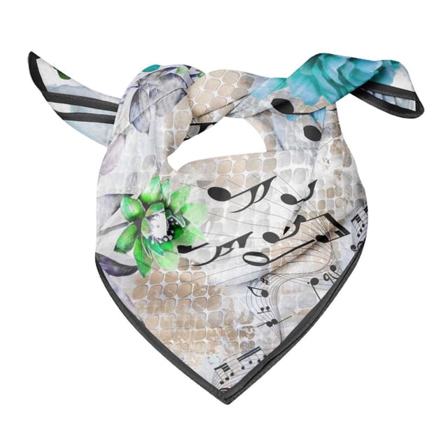 Bimba Womens Rectangular Printed Cotton Voile Scarf Neck Head Wrap-40 x 40 Inches