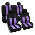 thumbnail image 1 of FH Group Universal Fit Striped Cloth Car Seat Covers for Auto, SUV, Van, Airbag Compatible, 1 of 10