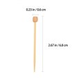 thumbnail image 2 of MIANGASTORE 20PCS Knitting Sticks Weaving Rods Wooden Weaving Tool Brooch Knitted Tools, 2 of 5