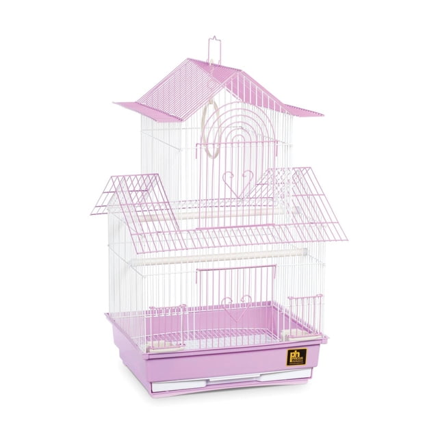 Prevue Hendryx SP1720-3 Shanghai Parakeet Cage, Lilac and White