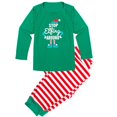 thumbnail image 3 of Pyjamas de Noël Assortis pour la Famille Ensemble de Pyjama Décontracté d'Automne et d'Hiver à Manches Longues avec Col Rond et Ourlet Imprimé de Noël Rayé Ensemble de Pyjama de Noël Papa Taille:TTG, 3 of 4
