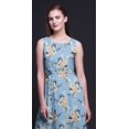 thumbnail image 4 of Bimba Floral Women Long Tank MaxiDress Round Neck Printed Party Gown-Large, 4 of 5