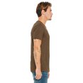 thumbnail image 3 of BELLA+CANVAS T-Shirt Jersey CVC pour Homme, P, Brun Chiné, 3 of 3