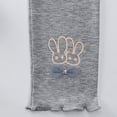 thumbnail image 4 of IROINID Deals Girls Pants Summer Pants Capri Big Rabbit Decorative Elastic Thin Children's Pants,Gray, 4 of 4