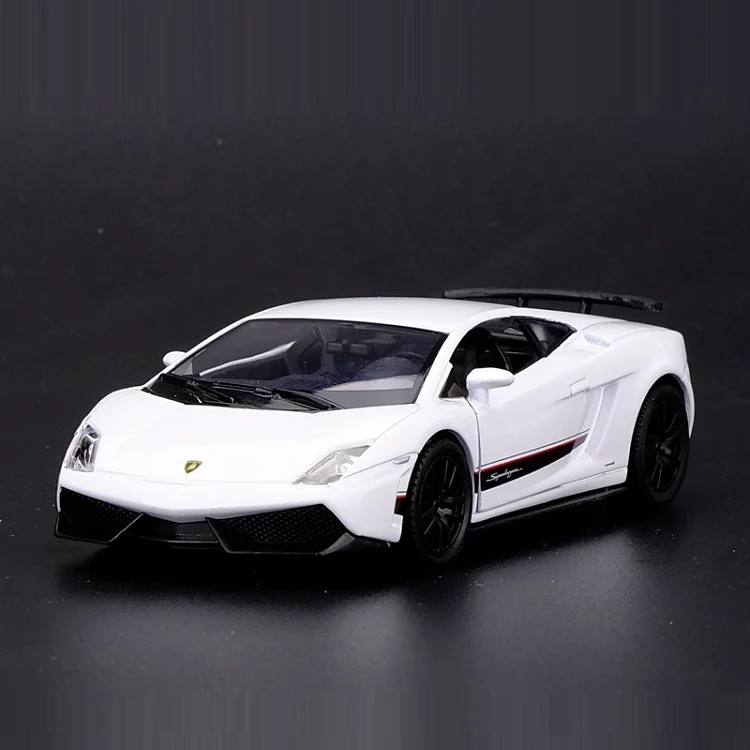 1:36 Lamborghini Gallardo LP570-4 High Simulation Exquisite Collection Toys Car Supercar Alloy Diecast Model Pull Back Car white-boxed